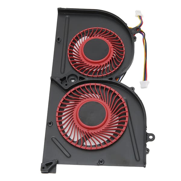 CPU GPU Køleventilator 4-benet Hurtig Varmeafledning Laptop Køleventilator til MSI GS63VR til GS63 til GS73 til GS73VR til MS 17B1 GPU