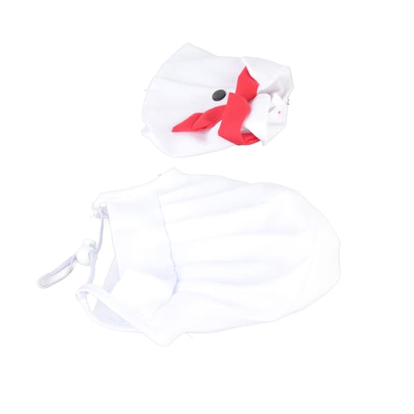 Pet Chef Costume Adjustable Washable Cat Dog Hat Coat Stylish Clothes