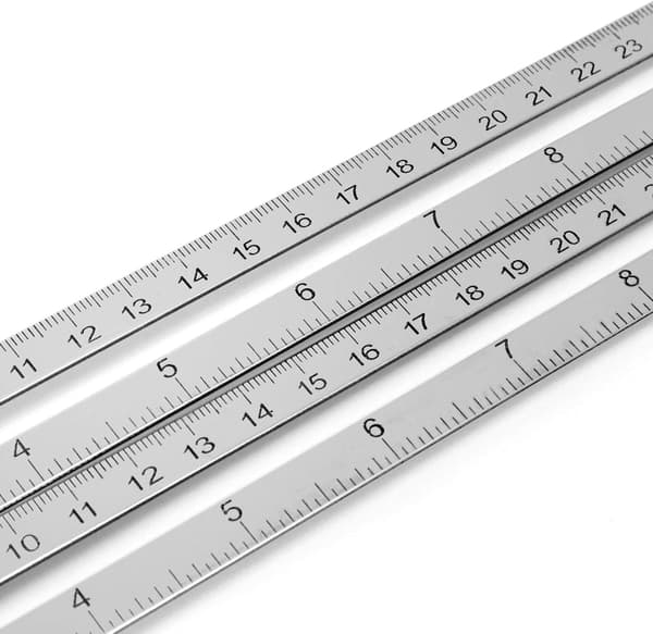 Stainless Steel Multi-Angle Ruler, Universal Angle Gauge for Precise Pattern Making, Metal Drill Guide with Double Scale, Angle Duplicator for Wood, Tile