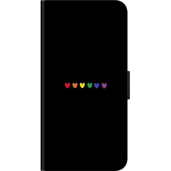 Compatible Wallet Case for Samsung Galaxy Note9 Pride Hearts
