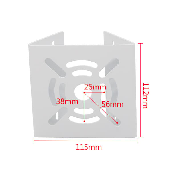 2-pack Mast Mount, Camera Holder, Camera Pole Mount with two adjustable mounts, Thicker material, Robust for camera mounting