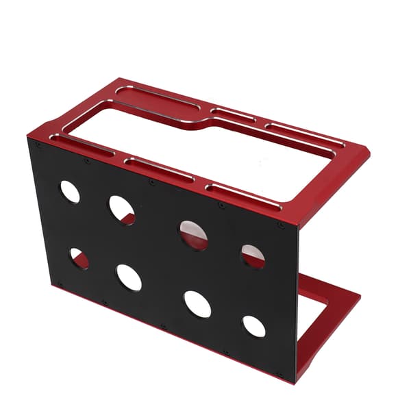 RC Car Repair Station Display Assembly Platform Work Stand for 1/10 1/8 Scale Model Car Red