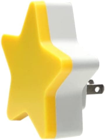 (Yellow) Star Night Light, Energy Saving LED Night Light for Kids, Plug-in Night Light, Light Sensor Night Light, Smart Night Light, Hallway Light