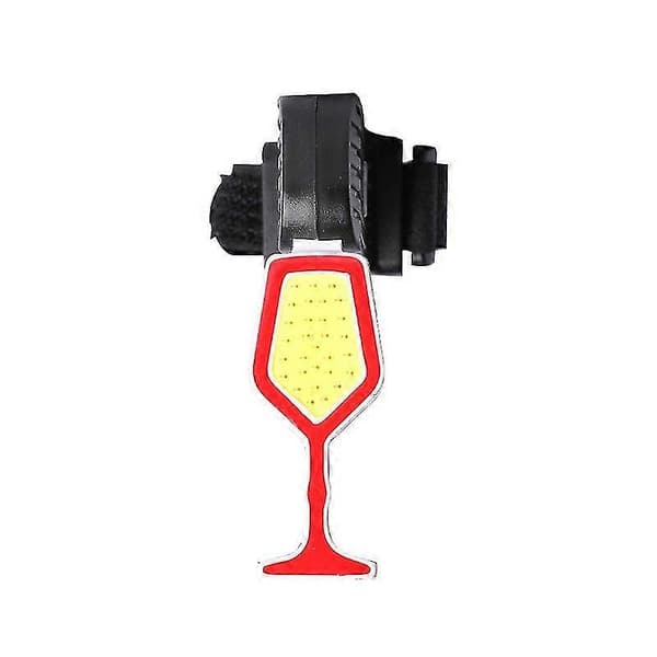 Cykelbelysning cykel LED USB-laddning kreativ COB bakljus