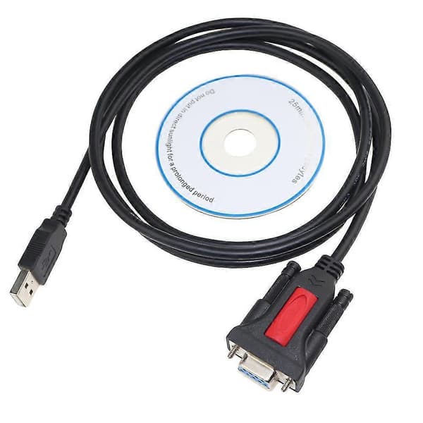 1,5 m USB til RS232 Hun Seriell Adapter 9-Pin Printer Tilslutningskabel