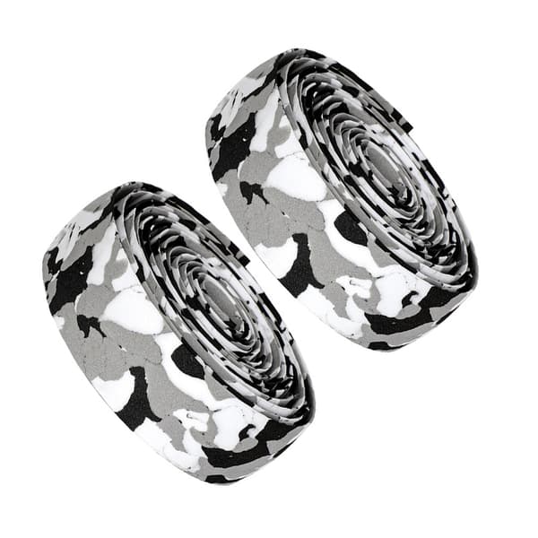 EVA Shock-Absorbing Handlebar Tape for Increased Comfort Black&White