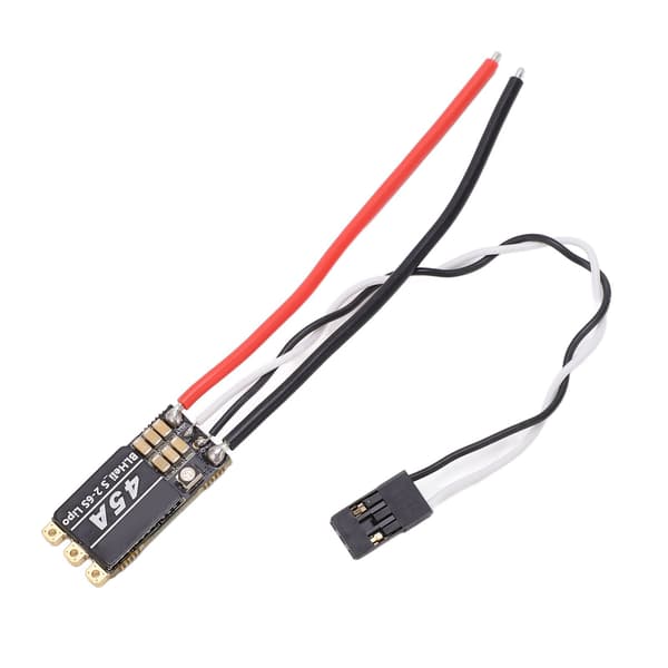 Børsteløs ESC 45A RC FPV Drone Tilbehør Integrert RGB LED-lys 4-akset UAV Svart
