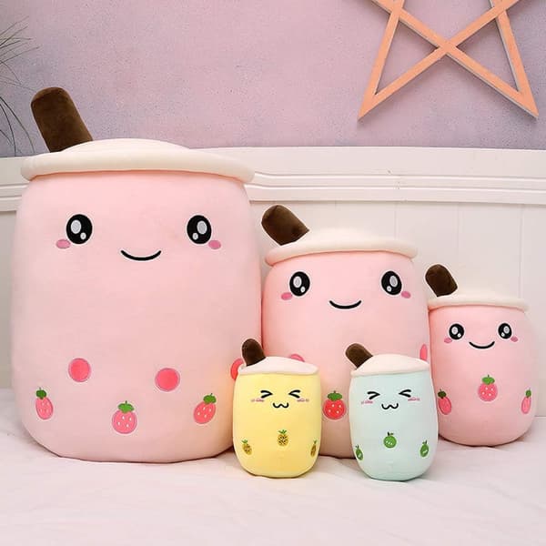 Bubble Tea Pehmeä Pehmonukke, (Vihreä, 35cm)