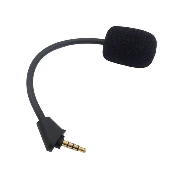 Headsetmikrofon Glat Kommunikation Erstatning ABS Støjreducerende Gaming Mikrofon til Kingston HyperX CLOUD II Trådløs