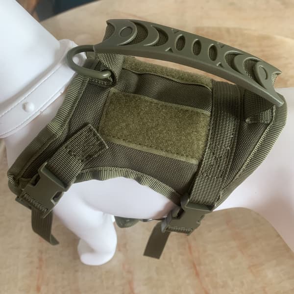 Tactical Cat Harness for Walking, Escape Proof, Soft Adjustable Pet Vest Harness
