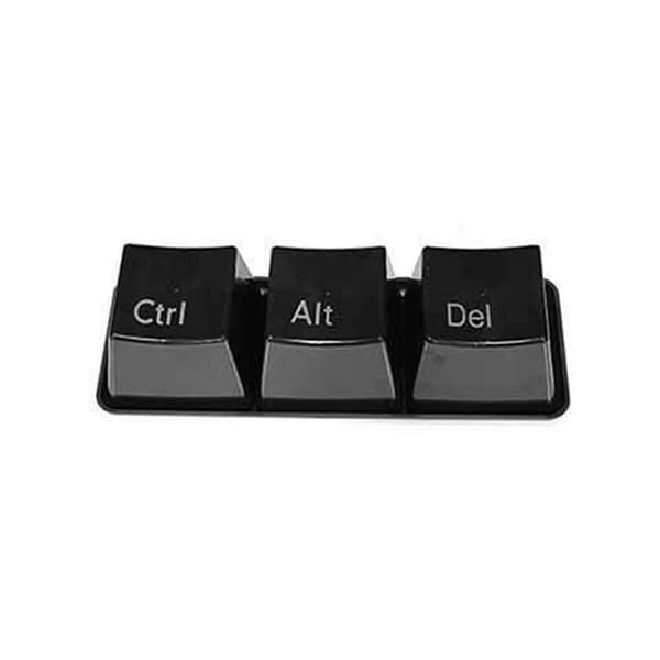 3 st Tangentbord Kaffe Te Vatten Kopp Ctrl Del Alt Nyckel Mugg Med Bricka Set, 50% Erbjudande