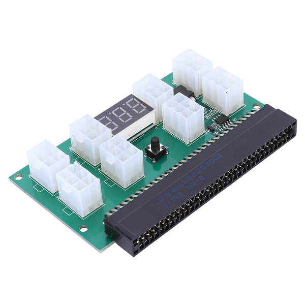Server Strømadapterplade Lavmodstandskondensator med Display Kobberkernekabel 750W