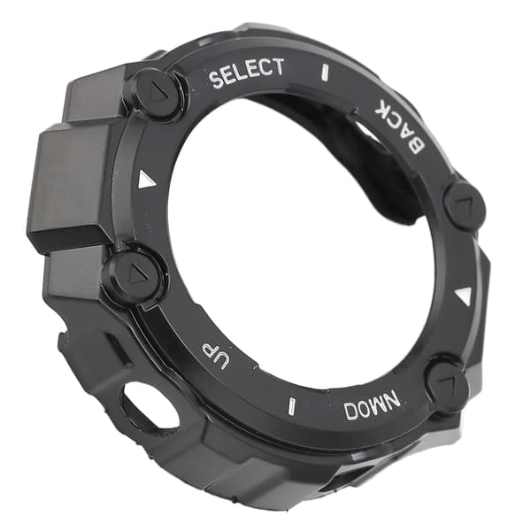 Amazfit TRex Watch Edge Bumper Protective Shell Ram - Sort skal med hvidt ord