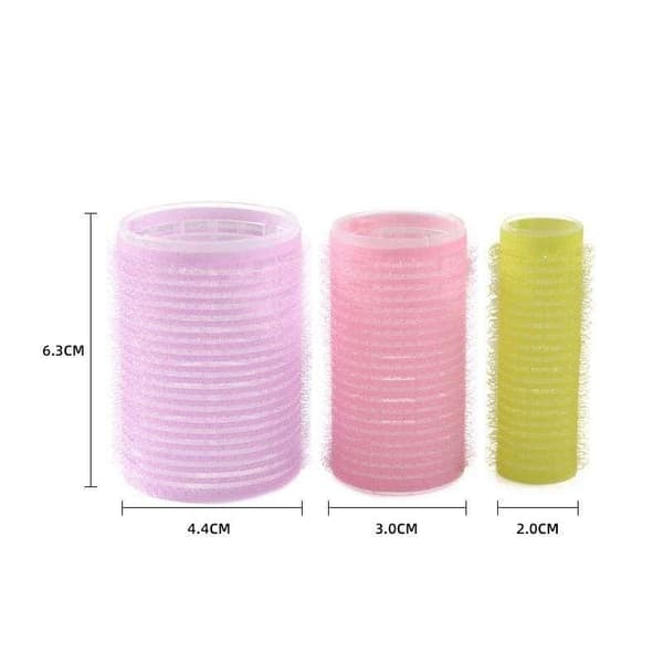 25-pack Hårrullar med Klämmor och Kam - Skapa Perfekta Lockar