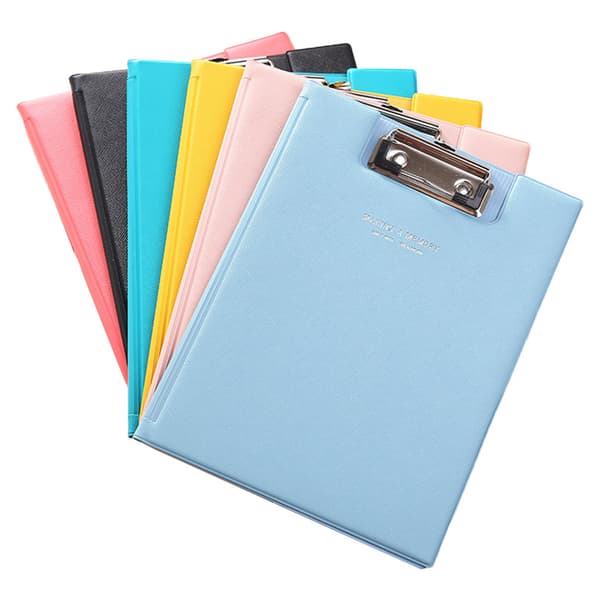 A5 Waterproof Writing Pad File Folder Document Holder School Office Stationery Supplies Random Color[ht]
