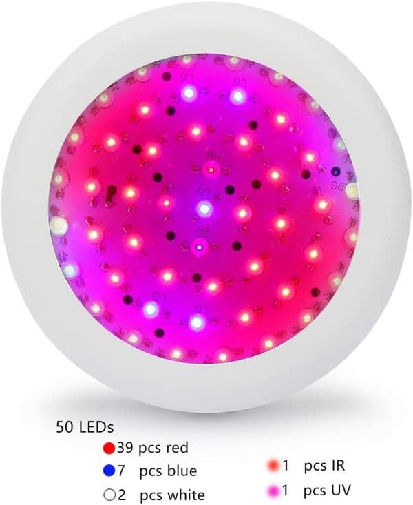 [LCS]150W LED Plant Light, 9 Full Spectrum Hydroponic Lamp, with