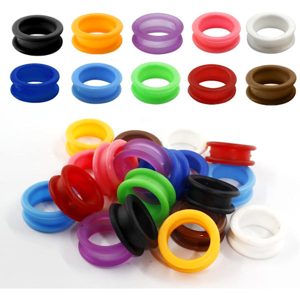 20 pcs Scissor Finger Inserts Ring Pet Scissors Rubber Grip Protector - 20 pcs