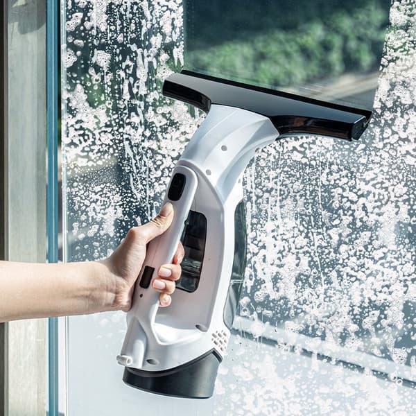 Cordless Window Cleaner, Portable Electric Window Cleaner with Sprayer and Microfiber Cloth, Suitable for Windows