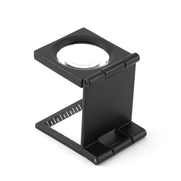 Rankomu Foldable Linen Tester 2.0X C-Mount Zoom Lens, Industrial Microscope Camera Lens, Microscope Parts, Compatible with Various Models