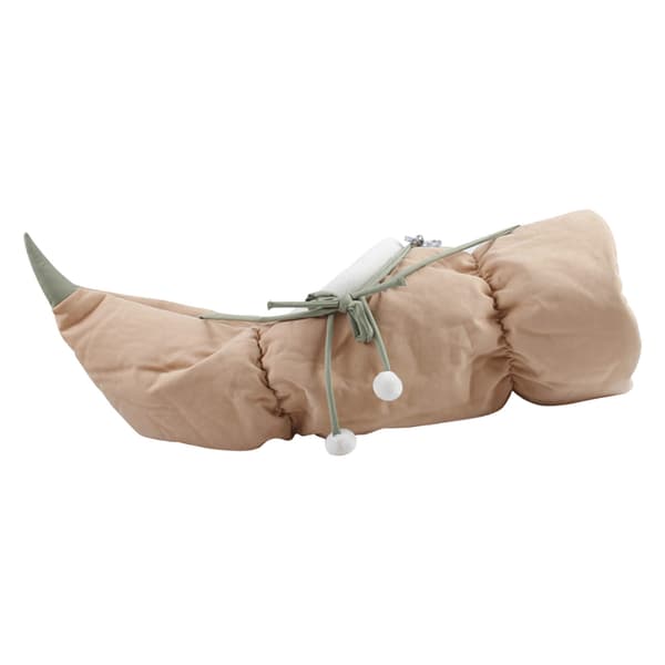 Foldable Cat Paradise, Soft and Comfortable Linen Fabric Tunnel with Non-Slip Base for Indoor Adventures, Machine Washable Sturdy Polyester Frame