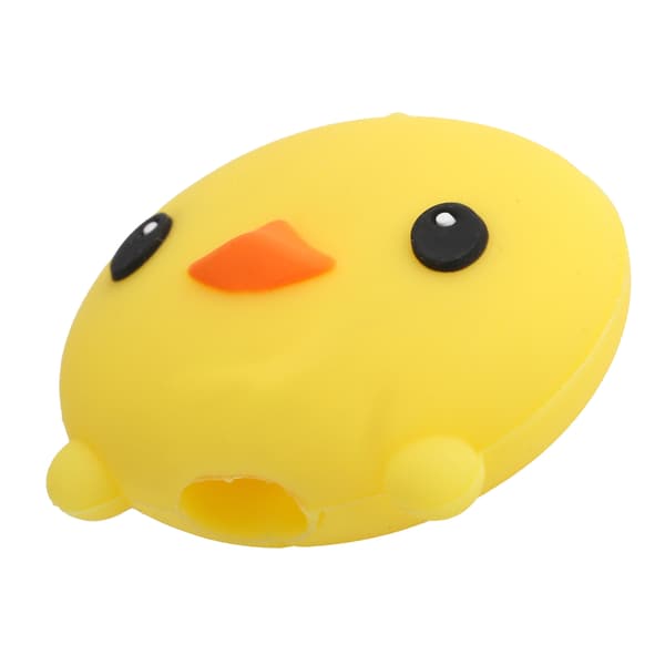 Mobile Phone Data Cable Protector Cute Animal Shape Phone USB Charging Cable Saver Yellow