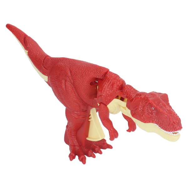 Funny Press-Dinosaur Toy Interactive Musical Shaking Head Electronic Realistic Dinosaur Toy Red