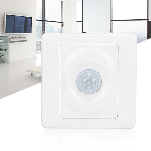 ABS High Sensitivity Adjustable Delay Infrared PIR Motion Sensor Control Switch AC 180-250V