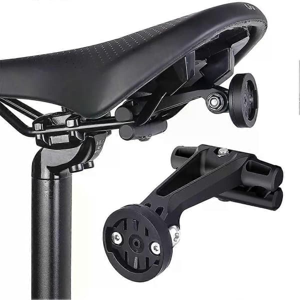 Bike Saddle Rack Taillight Mount Seatpost Bracket Bicycle Taillight Saddle Support for Garmin Varia Radar/Action Camera