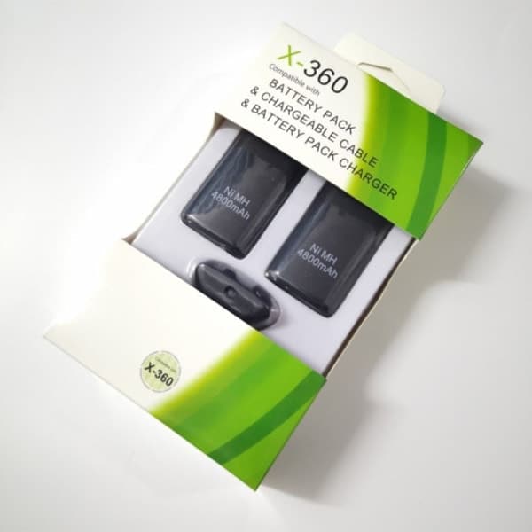 4800mAh batteripakke til Xbox360 trådløs controller Ni-MH batteri