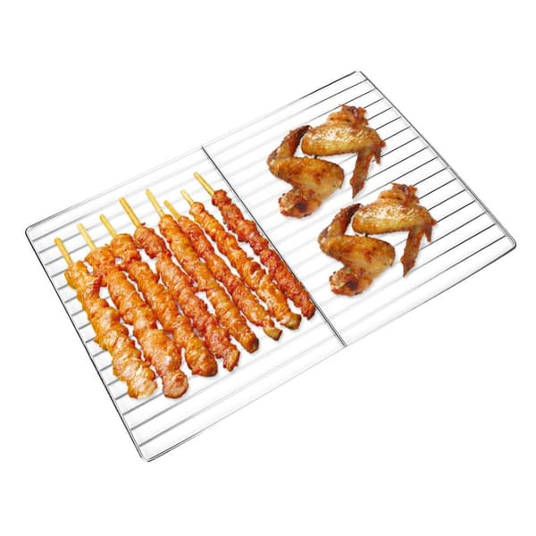 Non-stick grillnett i rustfritt stål for stor ovn (30 x 45 cm)
