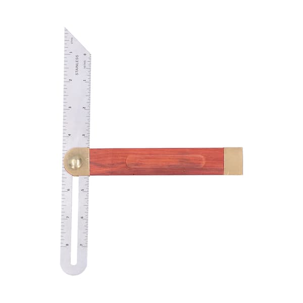 Woodworking Angle, Movable 9 Inch, Sliding T, Carpentry, Adjustable Angle, Ruler, Measuring Tool