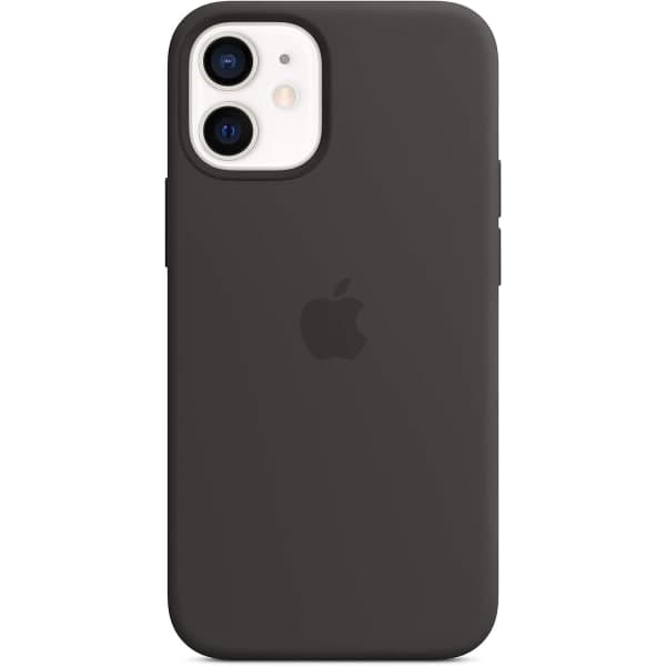 Apple Silikonskal med MagSafe (för iPhone 12 mini) Svart