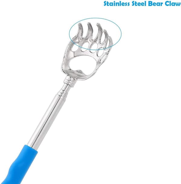 8-pack Extendable Telescopic Bear Claw Back Scratcher Head Scratcher Massager, Portable Handheld Massage Tool, Perfect Father's Day Gift Idea