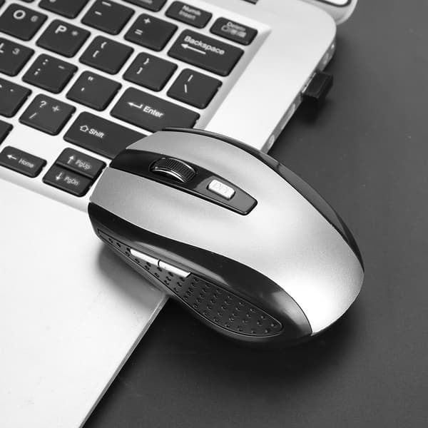 Bærbar 2,4 GHz trådløs optisk mus for PC bærbar datamaskin
