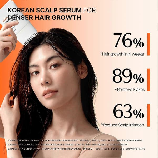 Hjerteblad hodebunnspleieampull, hårvekstserum for sunn hodebunn og hår, hodebunnsbehandling for kløende, fet hodebunn, 100 ml 1 STK 1PCS