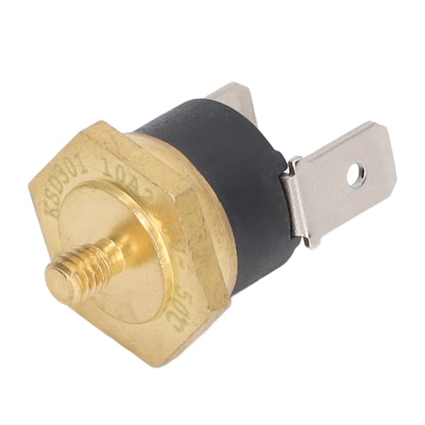 5 PCS KSD301 Copper Thermostat Bimetal Normally Closed M4 Snap Disc Temperature Switch 250V 150C