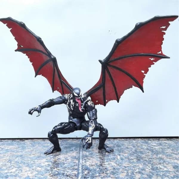1 sæt Venom-figur, tovinget symbiot, bevægelige led, karakterminifigurer, samleobjekt, filmversion, actionfigur