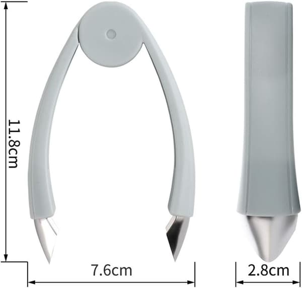Tomato Corer for Quick Preparation, Fruit and Vegetable Tool with Ergonomic Design ABS Handle Stainless Steel Blades Dishwasher Safe