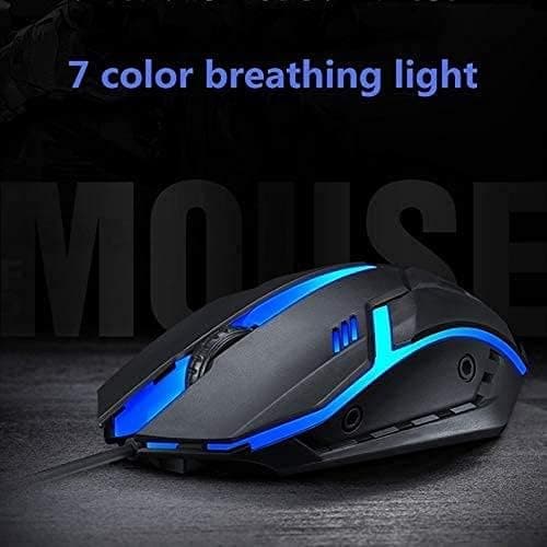 Gaming Mouse, Plug and Play for Instant Connection, Adjustable DPI up to 1200 DPI for Personalized Sensitivity, Ergonomic Design for Long-lasting Gaming