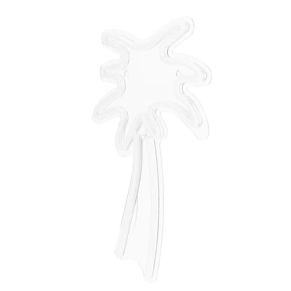 LED Neon Sign Lamp Coconut Tree Shape Wall Hanging USB Lamp for Bedroom Bar Party