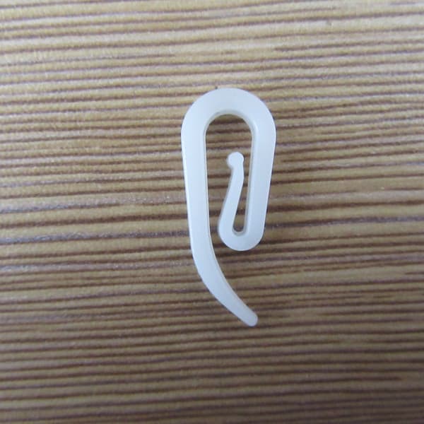 Gardinkrog - rustfrit stål, justerbar, holdbar - til badeværelse - 28X12 MM