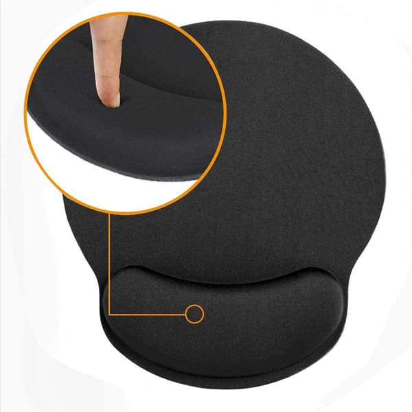 Non-slip PU Base Mouse Pad, Washable Design, Reinforced Edges, Smooth Lycra Surface, Premium Sponge