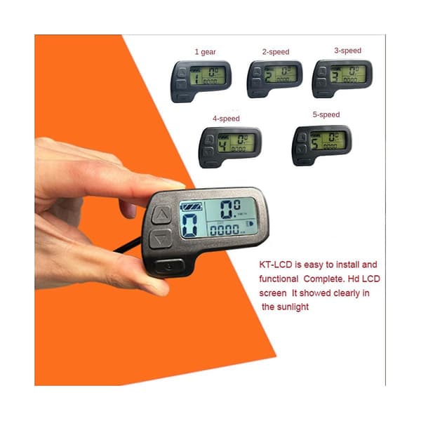 Elektrisk Sykkeldisplay Kt-lcd11 5-pinners Display Med S M-kontakt Drivmotor Konvertering Ebike Tilbehør