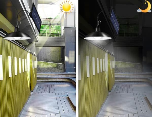 Solar Lights Outdoor - Double Head, 50W, 5.5V, 1 pc