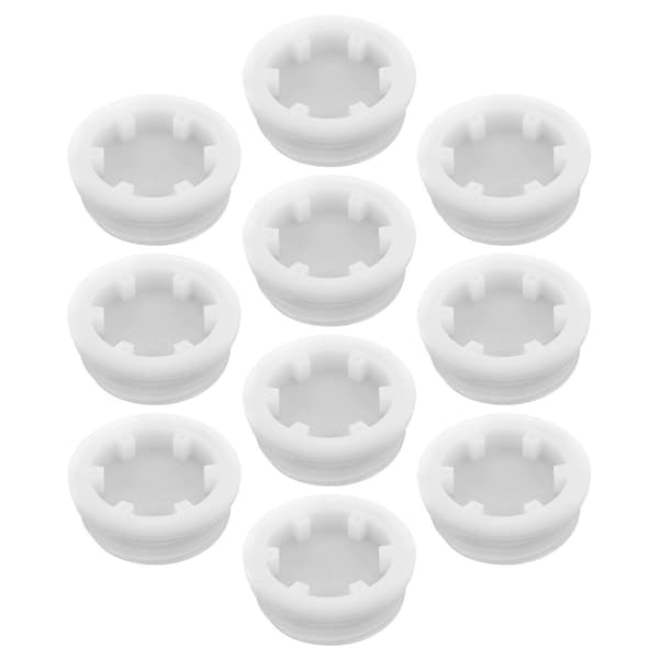 Plastic Lids for Drums, Threaded Sealing Caps - Compatible with 200L Oil Drums, Leak-Proof Seal, Easy Installation (10 pcs)