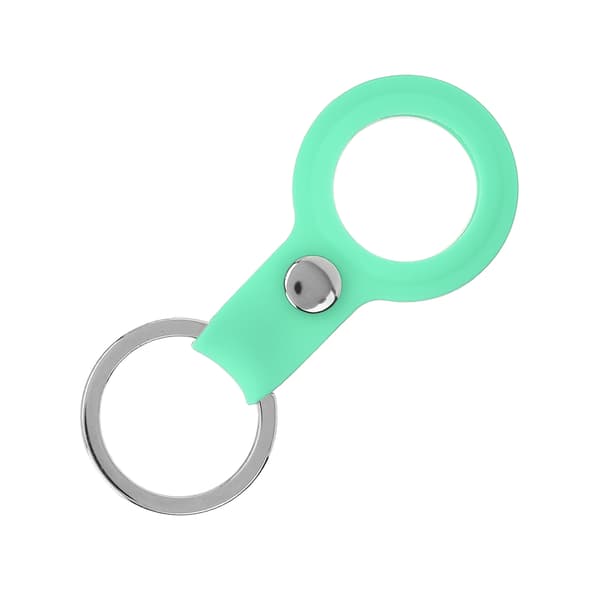 Anti-Lost Silicone Keychain Locator Sleeve Shell Protective Case for IOS (Green)