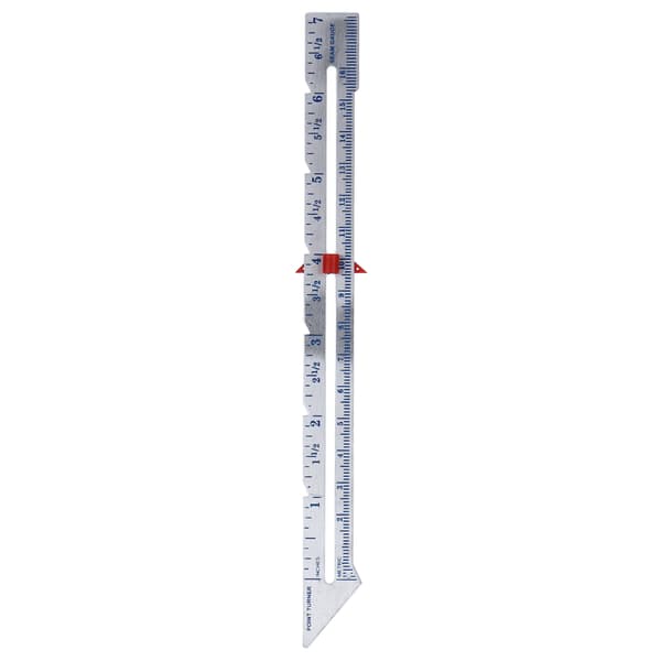 Sewing Machine Gauge Ruler for Measuring and Adjusting, Adjustable Slider with Precision Markings for Accurate Button Spacing, Multifunctional Fabric Gauge Seam