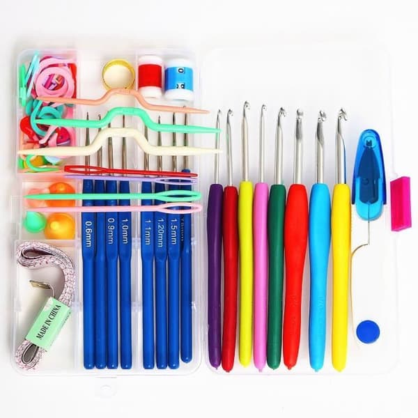 TEMPSA 16PCS Crochet Wool Needle Knitting Tool Braid Pin Accessories[DB]
