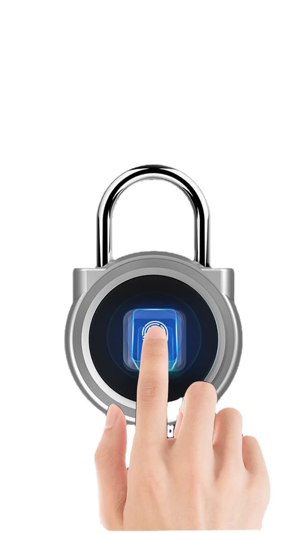 Gym Locker Padlock, Fingerprint Unlock or Remote Authorization
