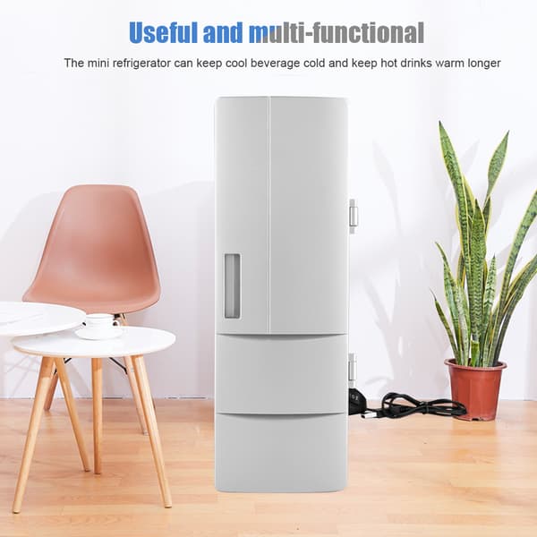 Portable USB Mini Fridge - Keep Your Drinks Cool or Warm On the Go